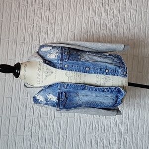 Distressed Denim Jacket
